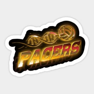 Graphic Basketball Pacers Proud Name Teams Vintage Sticker